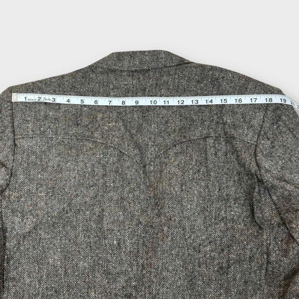 VTG Dallas by Paragon Mens Western Blazer Virgin Wool 44R Union Made‎ USA